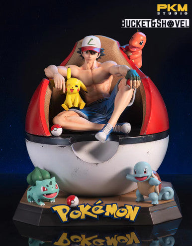 * In Stock * PKM Studio Pokémon Adult Ash Ketchum 1/6 Resin Statue