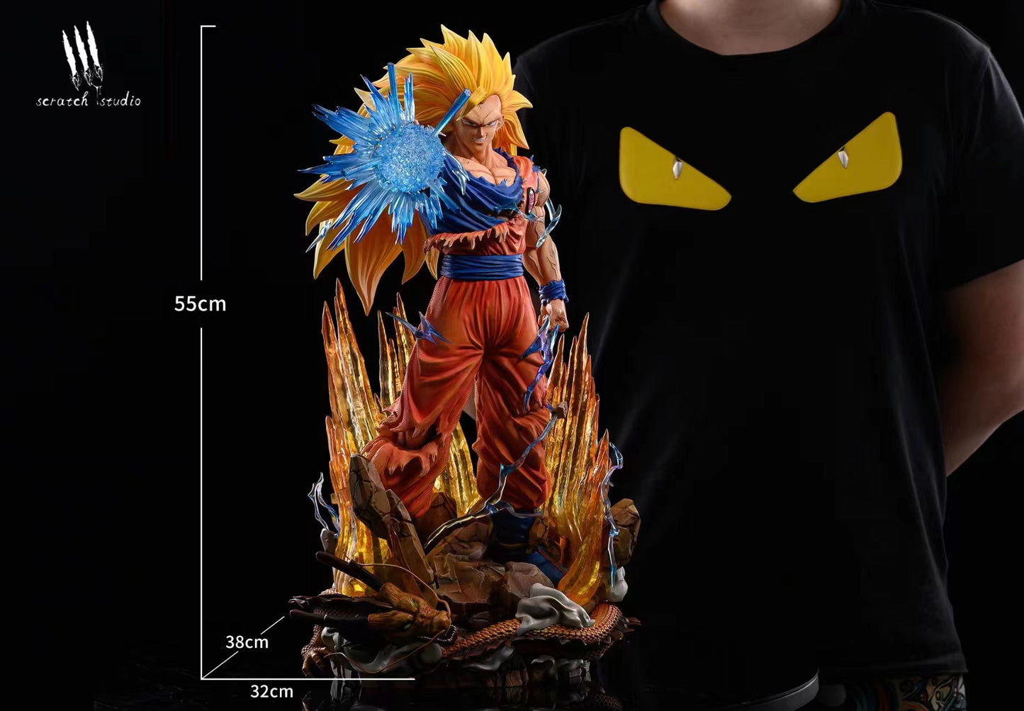 Scratch Studio Dragon Ball Super Saiyan 3 Goku