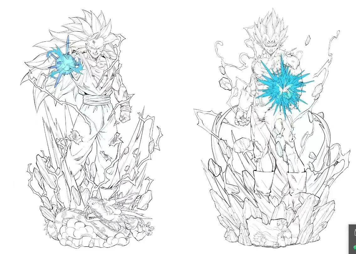 Scratch Studio Dragon Ball Super Saiyan 3 Goku