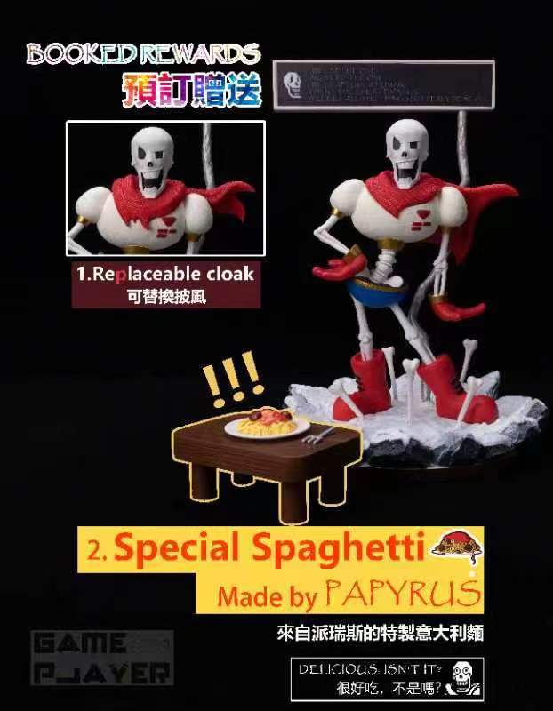 * In Stock *Gameplayer Studio Undertale PAPYRUS Resin Statue