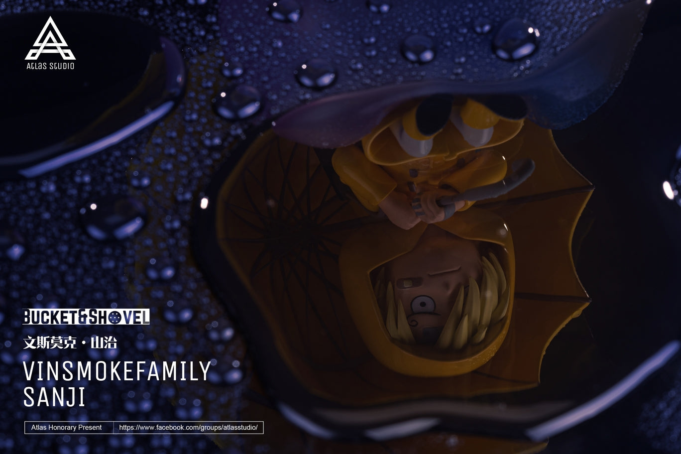 * In Stock * Atlas Studio One Piece Raincoat Vinsmoke Sanji Resin Statue