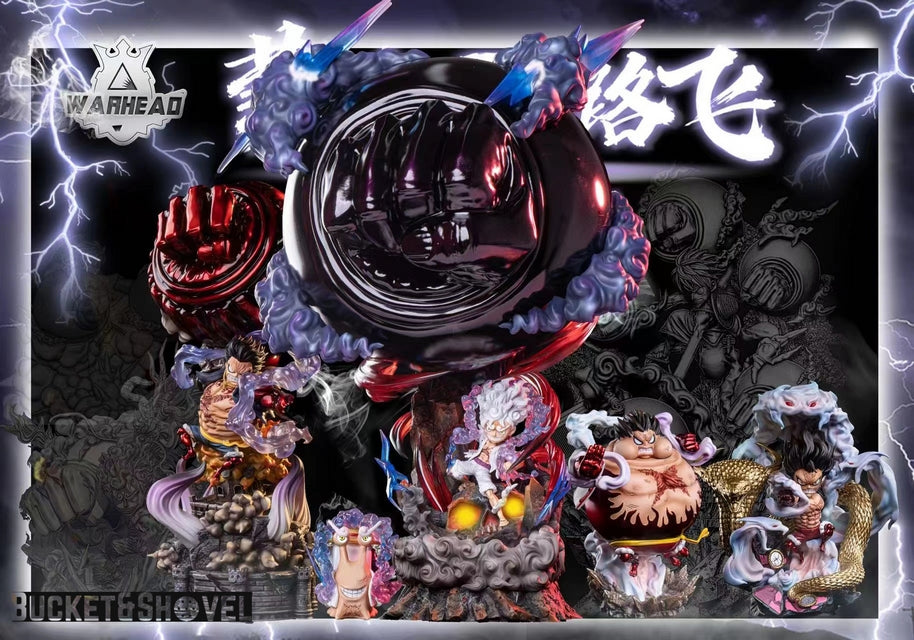 * In Stock * WarHead(WH) Studio One Piece Great Ape King Spear Nika Luffy Resin Statue