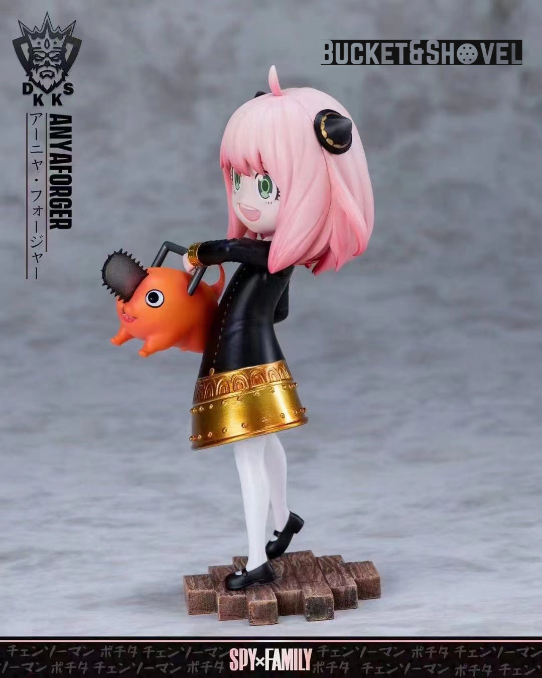 * In Stock * Darkking Studio SPY×FAMILY Anya Forger&Pochita Resin Statue