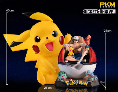 * In Stock * PKM Studio Pokémon Adult Ash Ketchum 1/6 Resin Statue
