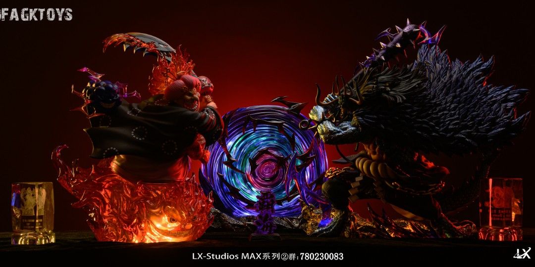In stock LX Studio One PiecePOP MAX Yonko Kaido & BigMom Resin Statue
