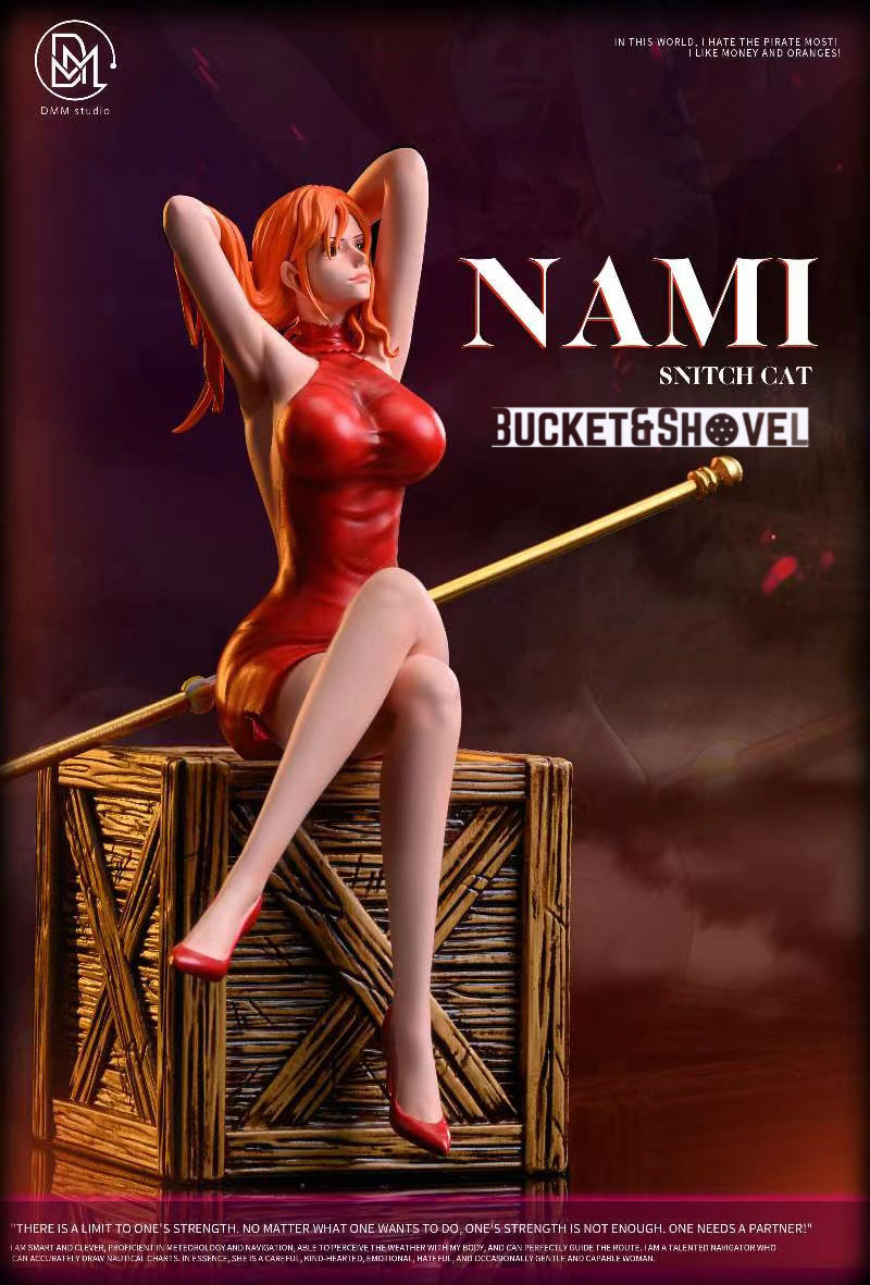 * In Stock * United Arab Emirates area only DMM Studio One Piece Nami Snitch Cat Resin Statue