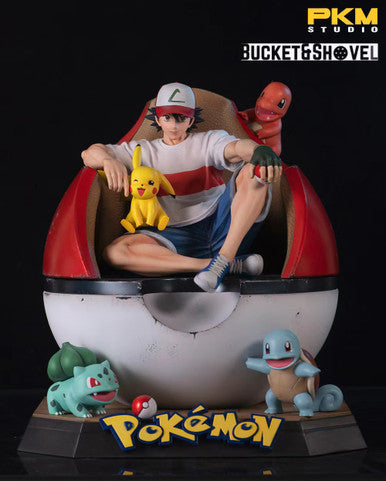 * In Stock * PKM Studio Pokémon Adult Ash Ketchum 1/6 Resin Statue