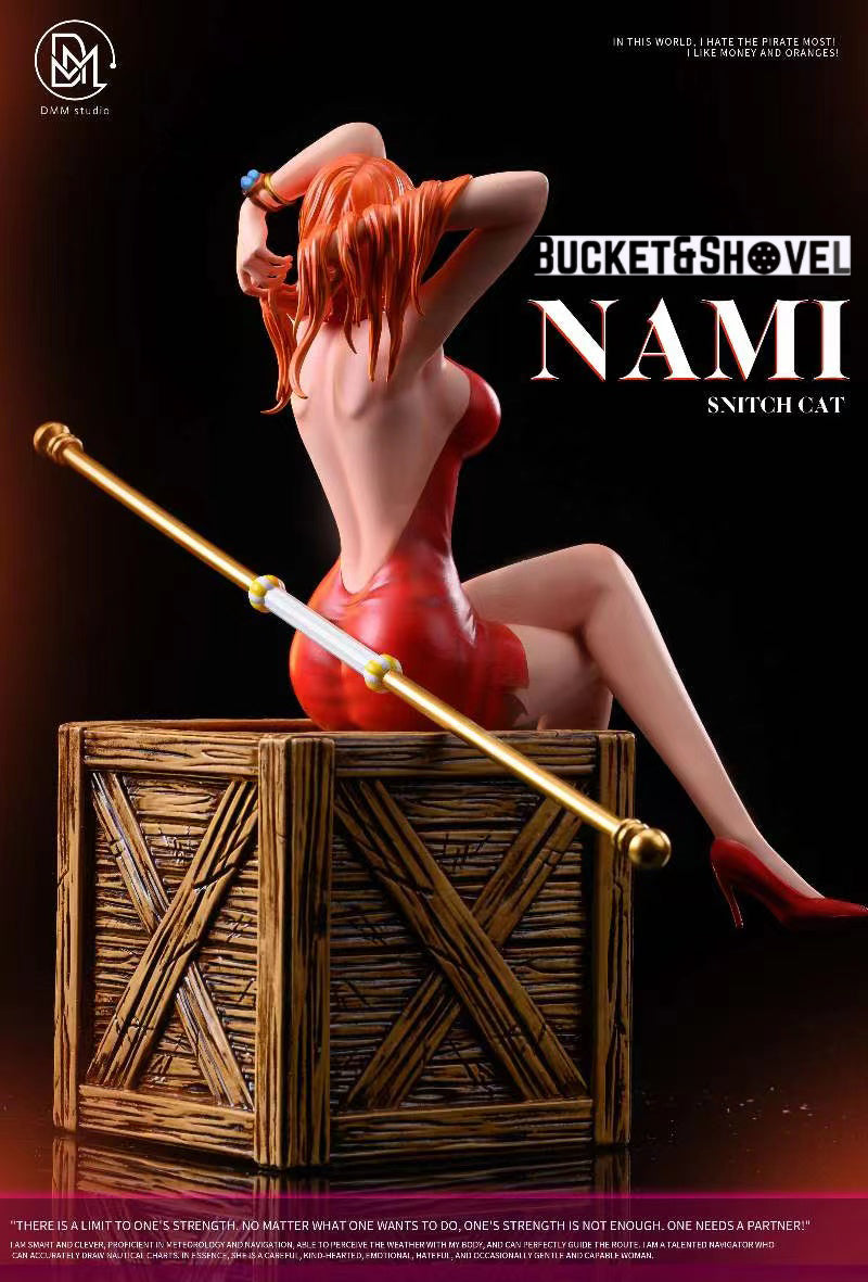 * In Stock * United Arab Emirates area only DMM Studio One Piece Nami Snitch Cat Resin Statue