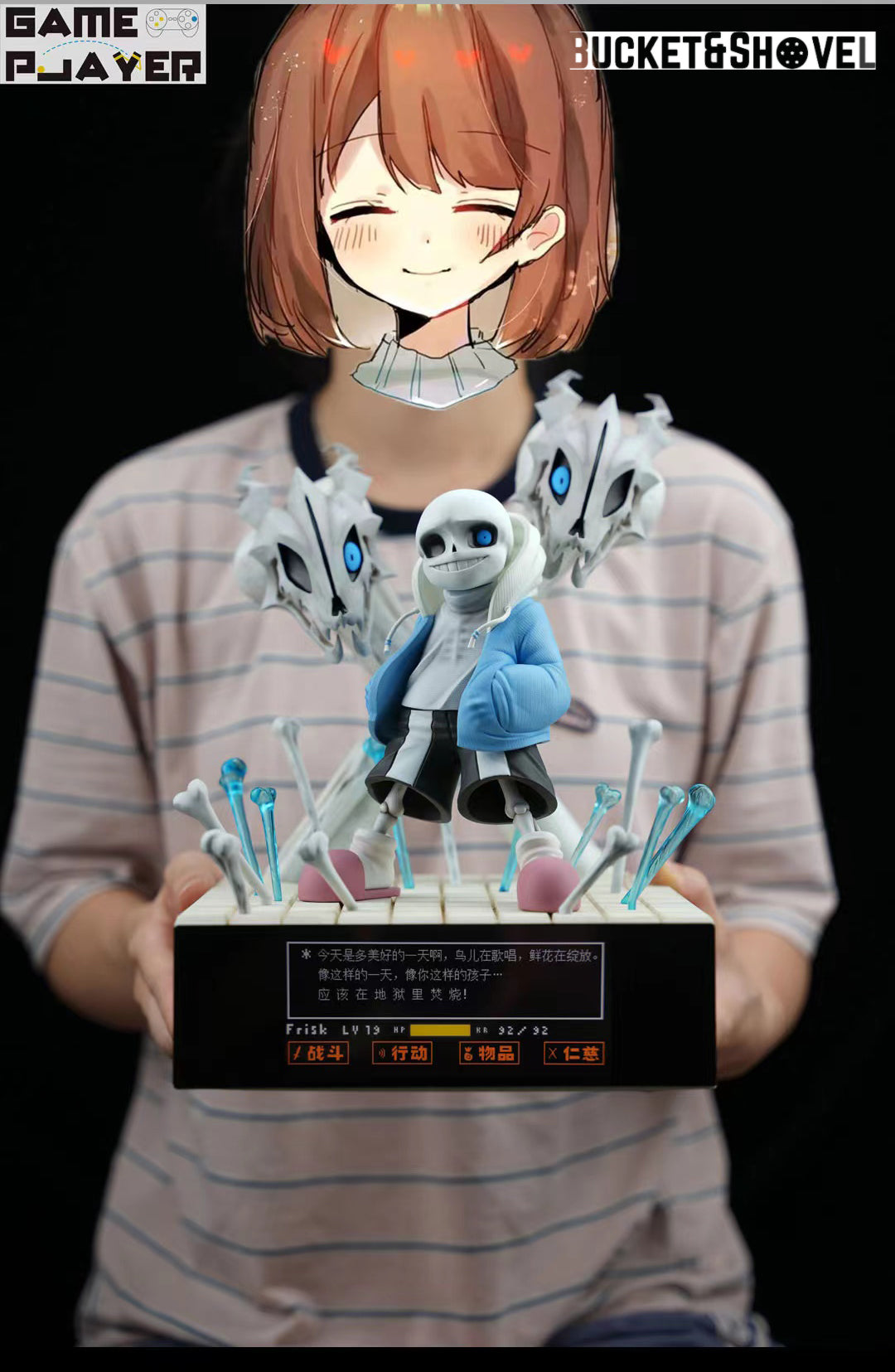 * In Stock * Extra Edition Improved LED Eyes! GamePlayer Studio Undertale Sans